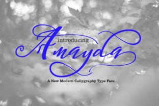Amayda Script: A Bold Brush Typeface for Modern Projects