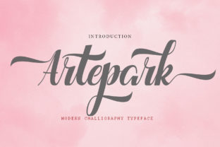 Artepark: A Modern Calligraphy Script for Elevated Design