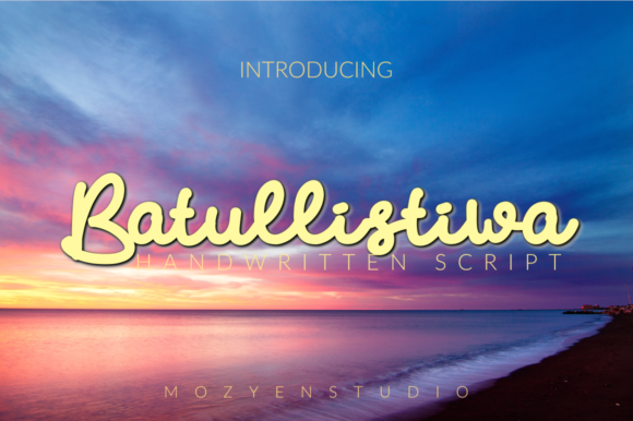 Batullistiwa: A Sweet and Charming Script for Modern Designers