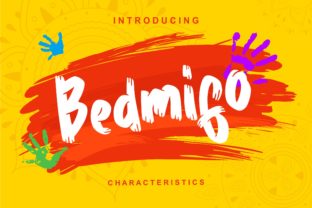 Bedmifo: A Bold Dry Brush Script with Timeless Appeal