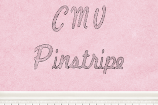 CMV Pinstripe: The Outlined Script with Striking Style