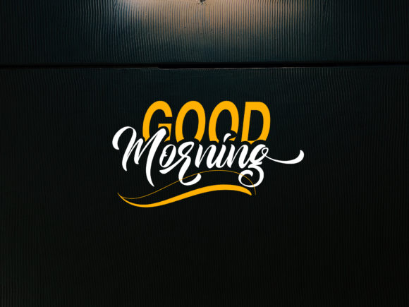 Good Morning: A Font That Brings Sweet Charm to Your Designs