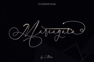 Mariagata: The Sweet and Charming Script Font for Personalizing Your Designs