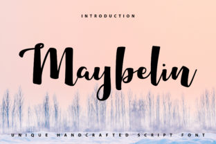 Maybelin: The Elegant Calligraphy Script for Modern Creators