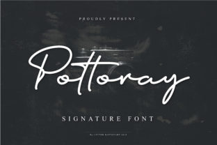 Pottoray: A Script Font for Contemporary Elegance
