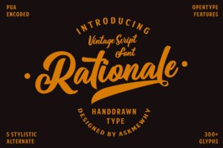 Rationale: A Modern Script Font with Distinct Character