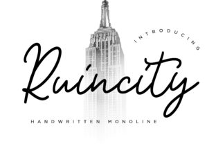 Ruincity: The Dazzling Script That Brings Cool Vibes to Your Projects