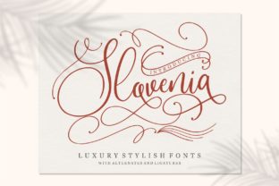 Slovenia: The Luxurious Script Font That Elevates Design