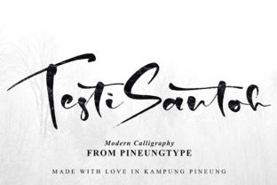Testo Santoh: The Dynamic Script for Turning Concepts into Eye-Catchers