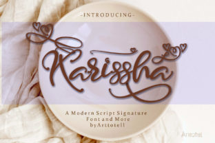The Evaluation of Karrisha: A Bold Script Typeface