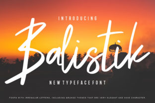 The Harmony of Hand and Machine: Exploring the Balistik Font